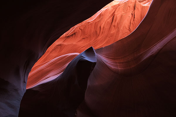 Lower Antelope Canyon | Canon 10D, EF 17-40 4.0, 17mm, f 22, 3s, ISO 100