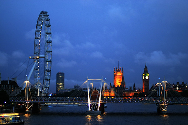 London Eye | Canon 10D, EF 50 1.4, f 1.4, 1/45s, ISO 400