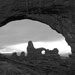 Turret Arch through North Window, Arches National Park, Utah